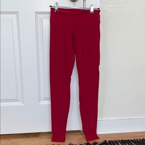 Lululemon red leggings